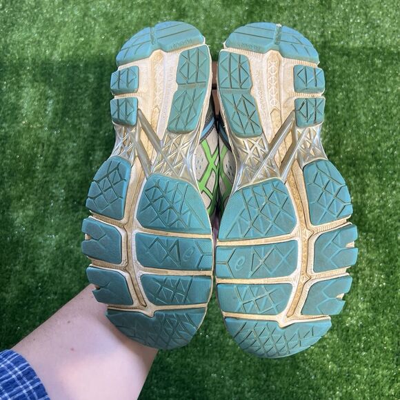 Asics Gel-Kayano 22 Women Size US 8 Running Shoes Teal Green Silver T597Q - Picture 9 of 9